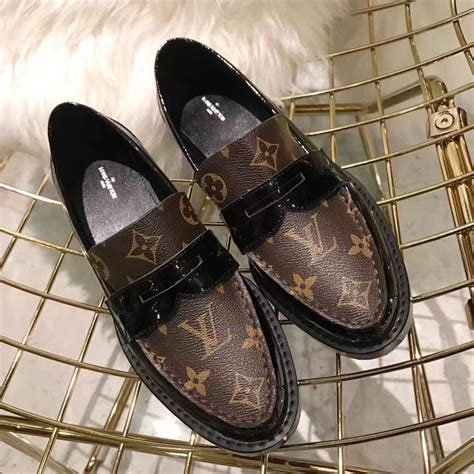 lv red loafers|louis vuitton loafers for women.